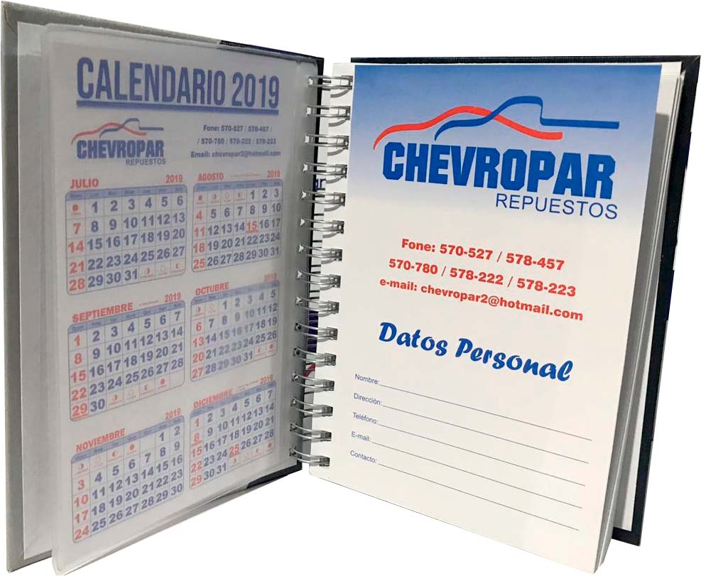 Agenda Tipo Caderno